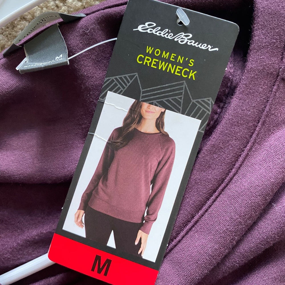 Eddie Bauer light weight crew neck - Picture 5 of 7